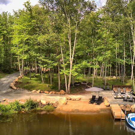 Kallm-Mont-Tremblant Chalet With Hot Tub, Pond & Beach On Private 7Acre Estate Lac-Superieur Εξωτερικό φωτογραφία