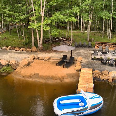 Kallm-Mont-Tremblant Chalet With Hot Tub, Pond & Beach On Private 7Acre Estate Lac-Superieur Εξωτερικό φωτογραφία