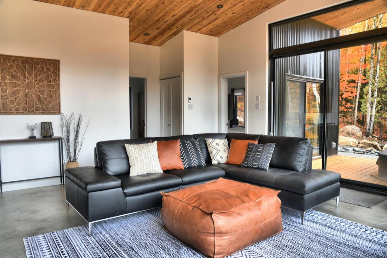 Kallm-Mont-Tremblant Chalet With Hot Tub, Pond & Beach On Private 7Acre Estate Lac-Superieur Εξωτερικό φωτογραφία